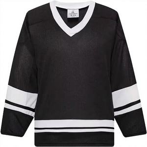 Camisetas de Hockey Loq MOQ Game Pro con Cuello en V, Cierre de Velcro, Servicio OEM, Secado Rápido, Impresión por Sublimación, 100% Poliéster - Product Image 4