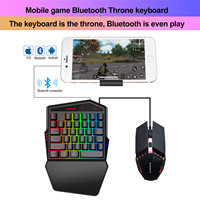 Clavier mécanique à une main en gros, petit périphérique USB filaire pratique pour l'e-sport, pavé numérique mécanique