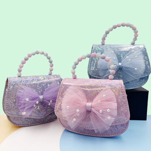 Factory Direct Wholesale Bow Princess Crossbody <b>Bag</b> Cute Girls <b>Mini</b> Candy Coin Purse Holiday Gift - Product Image 1