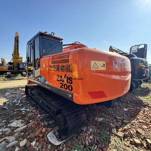 Imported Hitachi ZX200 Crawler Hydraulic Excavator Low Hours 20 Ton Operating Motor PLC for Municipal <b>Engineering</b> Used for Sale - Product Image 2