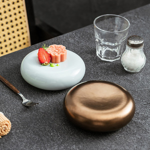 Piatto da Cena in <span class=keywords><strong>Porcellana</strong></span> 2026 per Tavolo da Cucina, Forma a Ciottolo, Dipinto a Mano, Lussuoso Piatto per Sushi per Ristoranti <span class=keywords><strong>Moderni</strong></span> - Product Image 2
