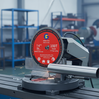 Lame de scie circulaire industrielle en céramique métallique TCT pour la coupe de tuyaux en acier inoxydable et en fer, haute précision, sans bavures