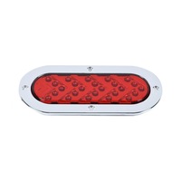Feu de gabarit latéral arrière universel pour remorque et camion, étanche IP67, facile à installer, 12V 24V, avec flèche LED ovale directionnelle