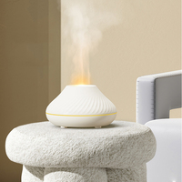 Mini diffuseur de flamme arôme USB 7 LED lampe de table 3d fire usb humidificateur