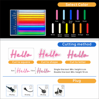 Letrero de Neón LED Personalizado, Luz Decorativa de Escritorio, Tablero de Mensajes Acrílico Personalizado, Luz Nocturna Cálida para Decoración del Hogar