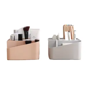 Small Office Mini File Multi-functional Household Make Up Tissue Sundries Container Organize Plastic Desktop Storage Box