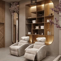 Personnalisation en usine Chaise de coiffure Salon de beauté populaire Shampooing Chaise pour salon de coiffure