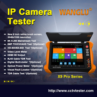 WANGLU Top vente testeur de vidéosurveillance multifonctionnel X9-ADHS Pro 8MP TVI AHD CVI 8MP test EX-SDI