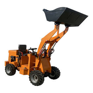 散装砂砾铲装机 小型轮式土方工程机械 电动小型叉车 - Product Image 2