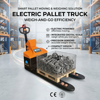 Chariot élévateur électrique intelligent 2 tonnes de capacité, précision de pesage, exportation de données, couleur/logo personnalisés, prix usine, transpalette électrique manuel