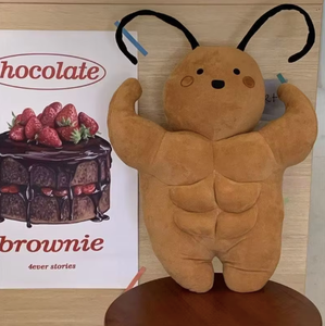 ตุ๊กตา<span class=keywords><strong>แมลง</strong></span>สาบตัวเล็กน่ารัก กล้ามเนื้อหนาแน่น ดีไซน์กล้ามท้องแบบใต้ดิน สร้างสรรค์ ตลก สำหรับเด็กผู้ชาย ขนาด 31ซม.-50ซม. ทำจากโพลีเอสเตอร์ - Product Image 3