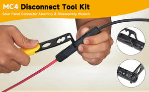 Универсальный инструмент для отключения MC4, металлический инструмент MC4 с 6-в-1 гаечным ключом, эффективный инструмент для солнечного разъема - Product Image 2