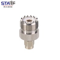 Adaptador de radio bidireccional SL16, conector Coaxial UHF-K/SMA-J, adaptador de antena de radio LORA, 5 uds.