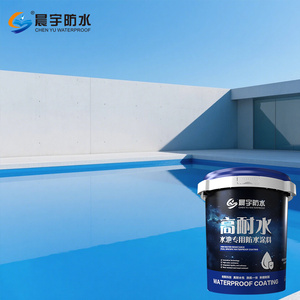 Pintura de Revestimiento Impermeable Azul para Piscinas y Estanques, Resistente al Agua, a Base de <span class=keywords><strong>Cemento</strong></span> Modificado con Polímeros, en Rollo - Product Image 2