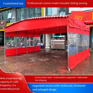 Tente de toit pliable pour voiture, imperméable, avec structure en acier et abri en PVC, 1500-2000 mm, une chambre, pour protection extérieure - Product Image 5