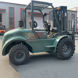 4 x4 off-כביש מלגזה דיזל 3.5 טון באיכות גבוהה בנזין זול מותאם אישית מלגזה עם מנוע יפני - Product Image 3