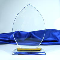Trophée en cristal K9 vierge de haute qualité, récompense islamique personnalisée, gravée au laser, style floral, marque HONOR, souvenir décoratif pour la maison