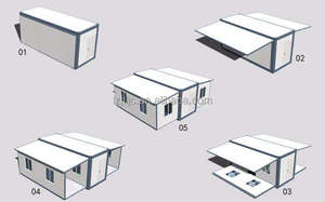 Casa Container Abitabile Espandibile 19ft*20ft, Casa Prefabbricata Abitabile Molto Richiesta negli USA - Product Image 6
