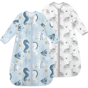 Saco de Dormir Hongbo para Bebé, Manta Vestible Ligera con Cremallera Bidireccional, 0.5 Tog 1.0 Tog, Manga Larga, para Recién Nacidos - Product Image 6