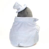 Peluche pingouin personnalisable OEM/ODM en coton PP, brodée, avec possibilité de vêtements interchangeables