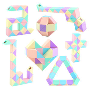 MOYU Cube de salle de classe DIY serpent pliant Puzzle Cube jouets en plastique <span class=keywords><strong>règle</strong></span> magique pour enfants jouet éducatif cadeaux - Product Image 1