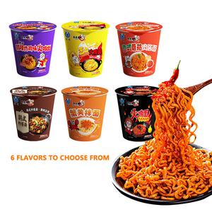 Chenghoufood 365 jours 6 saveurs 6 tasses Nouilles instantanées coréennes Jajangmyeon au goût de crème, d'œufs de crabe et de fromage (paquet en gobelet/seau) - Product Image 1