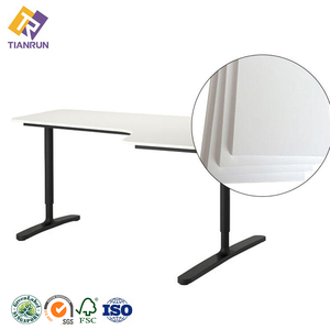 Pannello Ignifugo in Laminato Compatto ad Alta Pressione Personalizzato Bianco per Cucina, Bagno, Libreria e Armadietto Moderno - Product Image 1