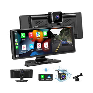 10.26 ''không dây cho phép Carplay <span class=keywords><strong>Android</strong></span> tự động hiển thị màn hình di động phía trước Dash Cam phía sau máy ảnh autostereo - Product Image 1