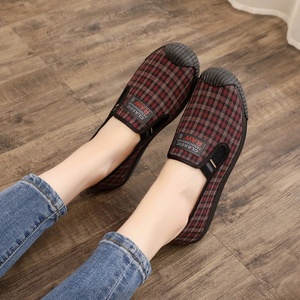 Zapatillas de Plataforma Casuales de Verano para Mujer, Estilo Étnico, Parte Superior de Lona Transpirable, Algodón, Sin Cordones, Suela Suave, para Caminar a Diario - Product Image 5
