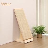 Grand Lit de Grattage pour Chat en Bois Classique de Luxe Écologique à 2 Niveaux, Canapé Hamac, Planche à Gratter pour Animaux de Compagnie, Carton YSCat