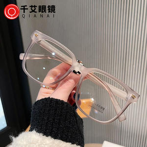 Nuevas gafas con montura cuadrada anti luz azul para mujer, montura grande TR90, lentes con protección UV, para miopía. - Product Image 5