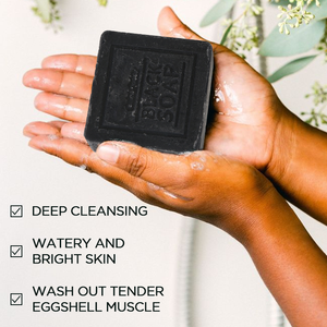 Sabun pemutih Multi guna, sabun hitam kolagen aktif kontrol minyak, pembersihan mendalam, sabun pemutih Pengencang pori untuk wajah - Product Image 3