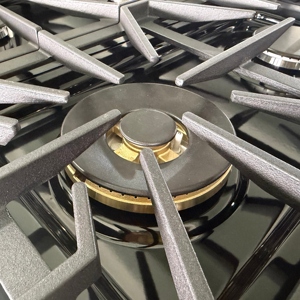 36 pouces. 5,5 Cu. Table de cuisson à gaz de 6 pieds, four à convection à gaz, réallumage automatique, rail télescopique en acier inoxydable - Product Image 2