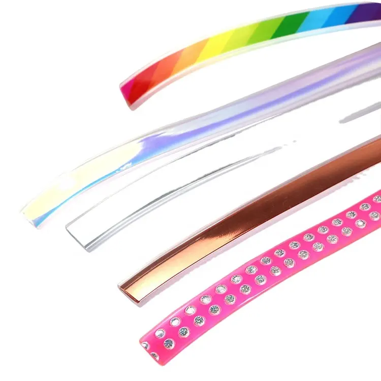 Pvc Strip Rainbow Color Edge Tape Sofa Plastic Edge PVC Furniture Ribbon PVC Furniture Decorative Strip