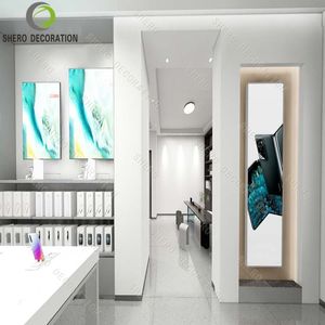 Décoration intérieure de boutique moderne blanche, mobilier d'exposition pour magasin de téléphonie mobile, design 3D pour boutique de téléphones portables - Product Image 4