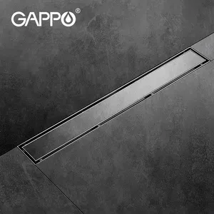 Gappo линейный душевая сливная система на полу прямоугольное из нержавеющей стали анти-запа сводом и напольным трапом G87007-4