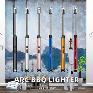 Allume-<span class=keywords><strong>feu</strong></span> à arc coupe-vent, rotation libre à 360 degrés, allume-<span class=keywords><strong>feu</strong></span> pour barbecue, rechargeable par USB, allume-<span class=keywords><strong>feu</strong></span> électrique pour bougie, cuisine - Product Image 2