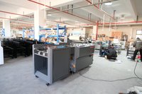 Machine à plastifier automatique GT600F à double système de chauffage, haute efficacité, fonctionnement stable, avec alimentateur