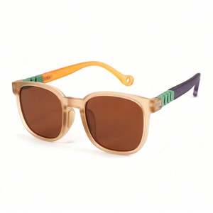 Gafas de Sol Cuadradas de Silicona para Niños y Niñas, Modelo 2025, Protección UV400, Montura Colorida, Polarizadas, para Edades de 3 a 12 Años - Product Image 6