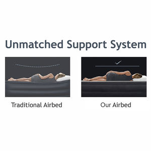 Colchón inflable de soplado con bomba integrada, airbed, la mejor opción para invitados - Product Image 5