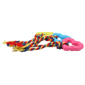 Jouets à mâcher pour animaux de compagnie, jouet pour chien en forme de cœur en TPR, jouet à mâcher durable pour petits chiens - Product Image 5