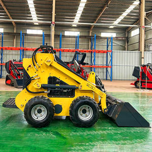 कारखाना प्रत्यक्ष एपा प्रमाणित मिनी स्किड स्टीड लोडर 380 मॉडल हाइड्रोलिक कॉम्पैक्ट लोडर सभी अटैचमेंट के साथ - Product Image 4