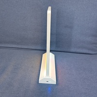 Support d'affichage de menu de bureau intérieur A4 rechargeable ultra-mince double face avec éclairage LED