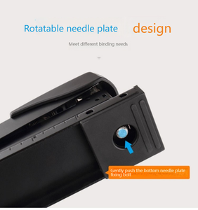 <span class=keywords><strong>Agrafeuse</strong></span> à bras long robuste de 50 feuilles reliure manuelle en métal pour documents épais et papiers larges - Product Image 6