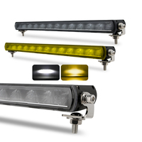 Barre lumineuse LED tout-terrain pour voiture 12V 24V, barre lumineuse LED à émission latérale simple rangée pour SUV ATV UTV 4x4