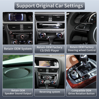 Radio para Auto con Sistema Linux de 10.25"/12.3" para Audi A4 S4 A5 S5 B8 (2009-2016), Unidad Principal Multimedia Inalámbrica con Android Auto y CarPlay
