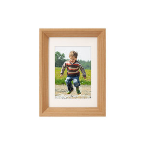 Treo tường walnut MDF gỗ lớn khung ảnh sơn dầu bên ngoài khung A4 A3 ánh sáng sang trọng Câu Đố khung - Product Image 2