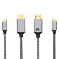 Convertisseur de câble 8K 60Hz Type C vers DP 1.4 pour moniteur TV MacBook Pro et projecteur Type-C vers DisplayPort pour HTV