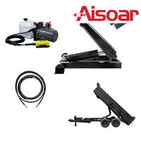 Kit de palan à ciseaux hydraulique pour camion à benne basculante Kit de basculement hydraulique facile à installer