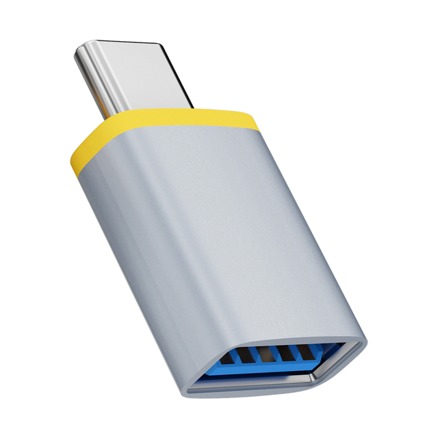 USBC Male to USB a 3.0 Gen Female Connector OTG Adapter High-Speed Tangle-Free Travel Friendly